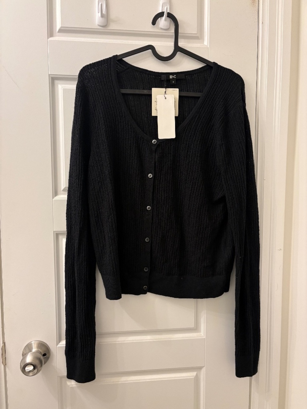 Uniqlo Women Lace Round Neck Long Sleeve Short Cardigan NWT